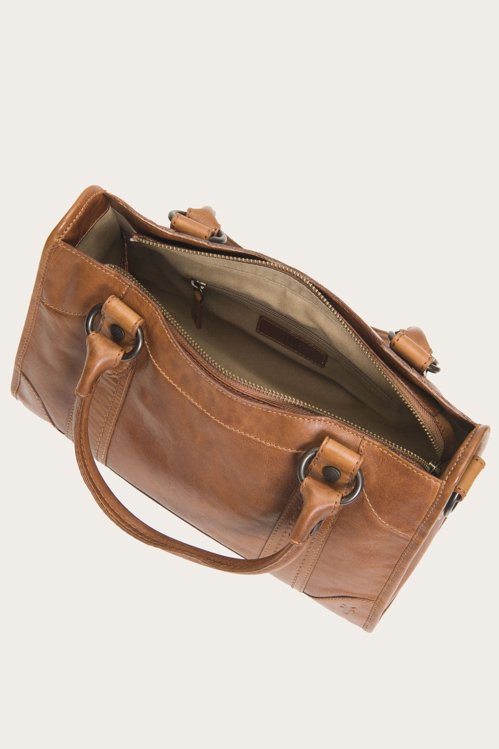 Frye Melissa Cognac Satchel Cognac