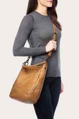 Frye Melissa Beige Hobo Beige