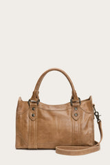 Frye Melissa Beige Satchel Beige
