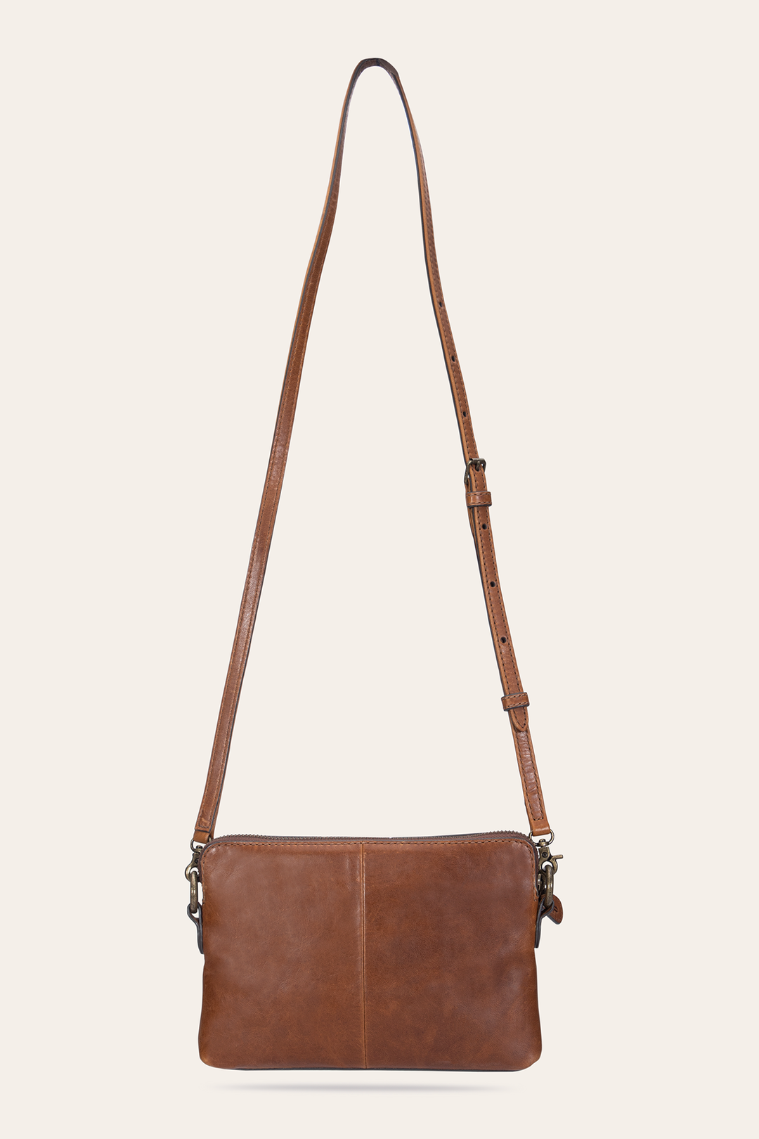 Frye Melissa Cognac Crossbody Wristlet Cognac
