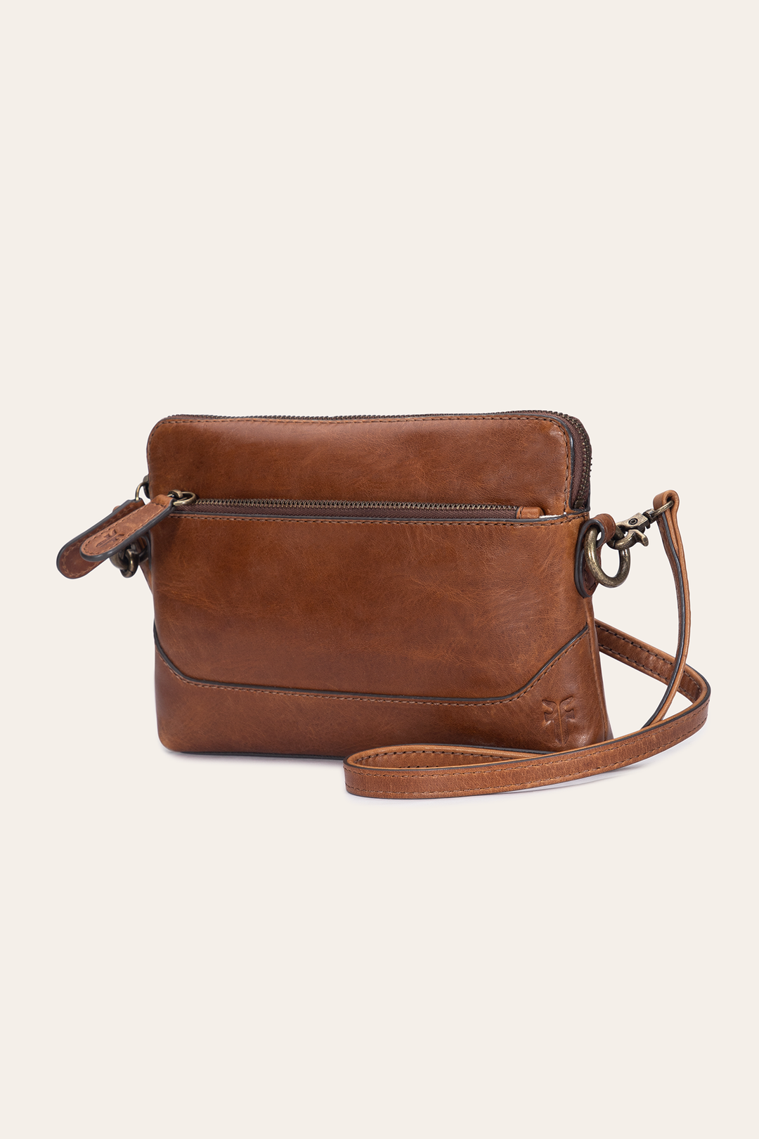 Frye Melissa Cognac Crossbody Wristlet Cognac