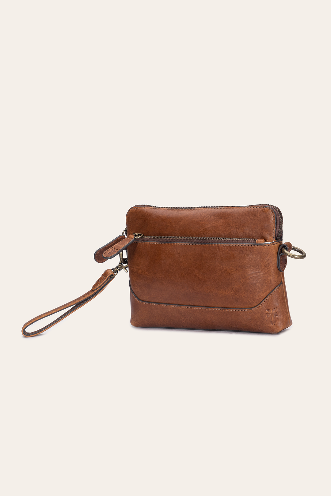 Frye Melissa Cognac Crossbody Wristlet Cognac