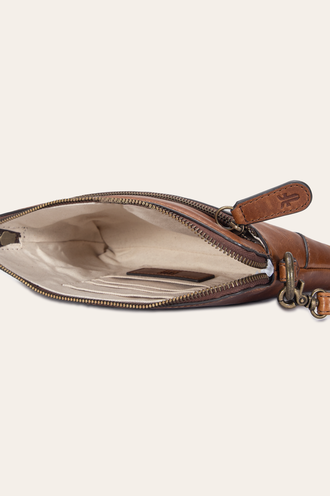 Frye Melissa Cognac Crossbody Wristlet Cognac