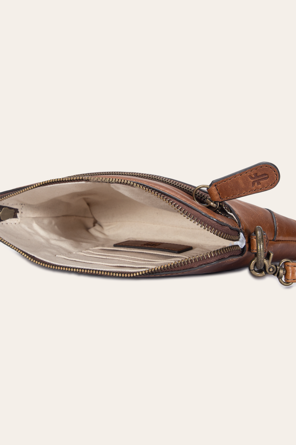 Frye Melissa Cognac Crossbody Wristlet Cognac