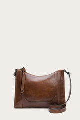 Frye Melissa Cognac Zip Crossbody Cognac