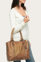 Frye Melissa Beige Tote Beige