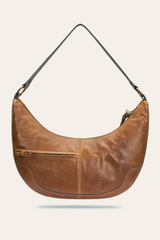 Frye Melissa Cognac Crescent Hobo Cognac
