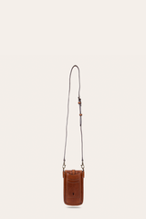 Frye Melissa Cognac Phone Pouch Cognac