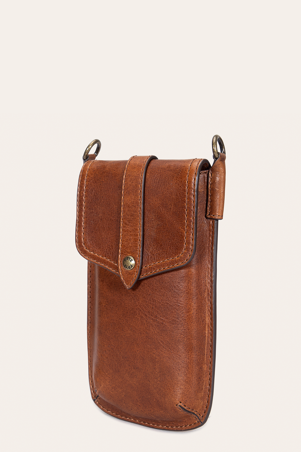 Frye Melissa Cognac Phone Pouch Cognac