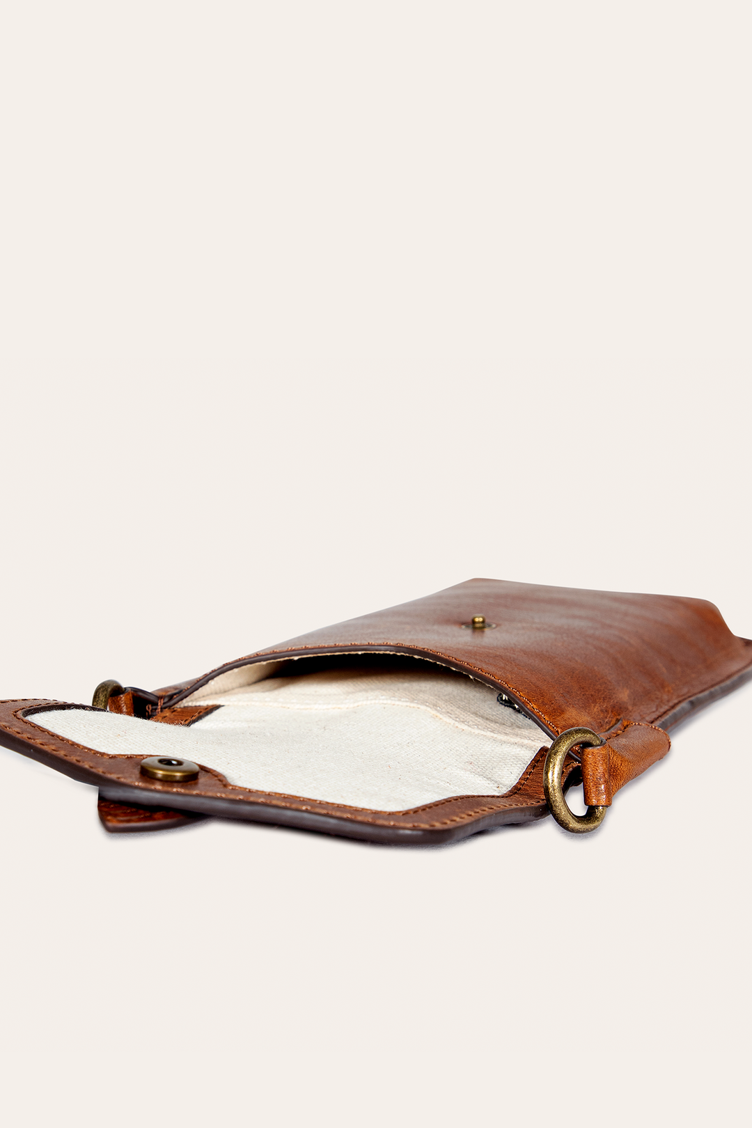 Frye Melissa Cognac Phone Pouch Cognac