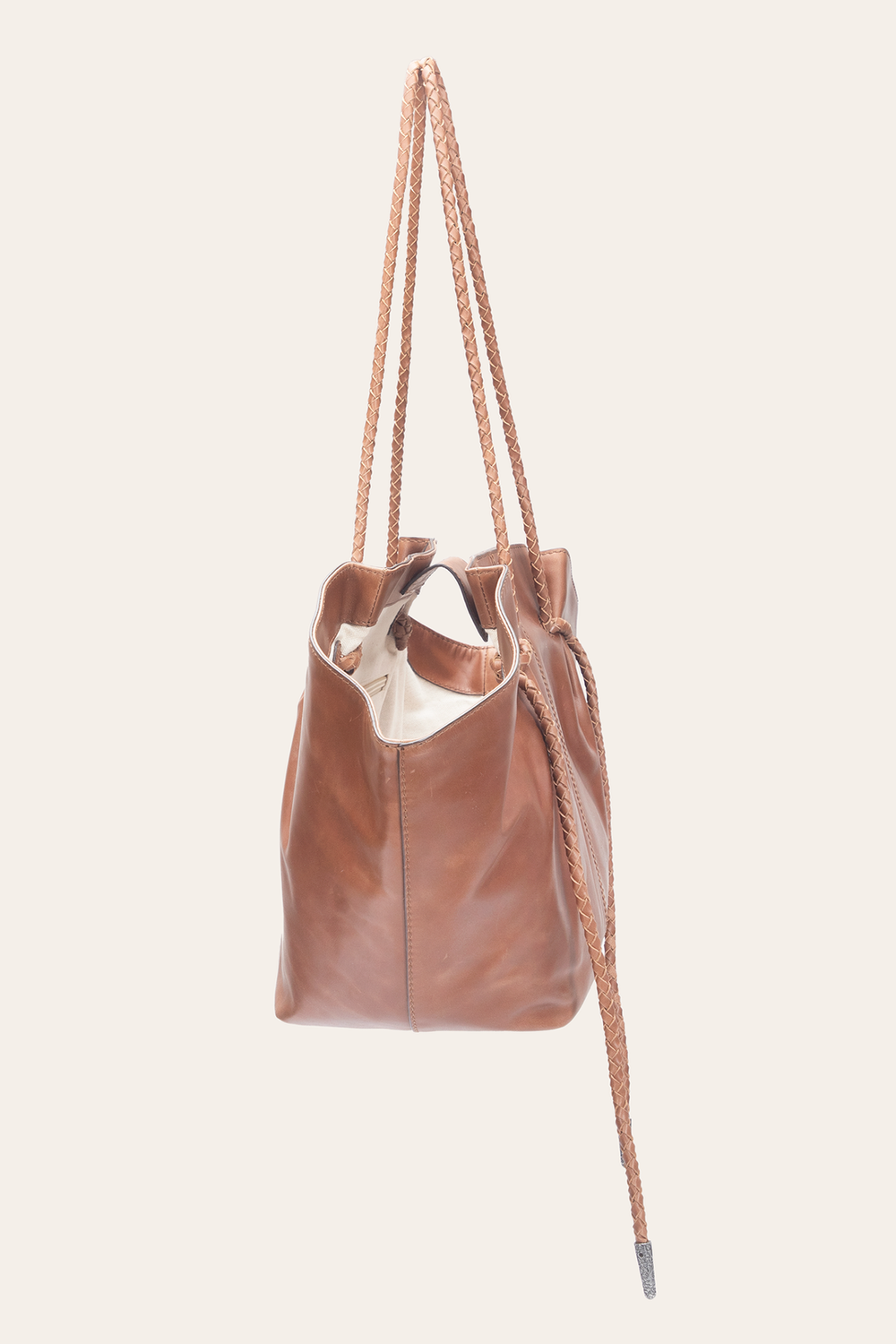 Frye Cognac Caroline Shopper Cognac