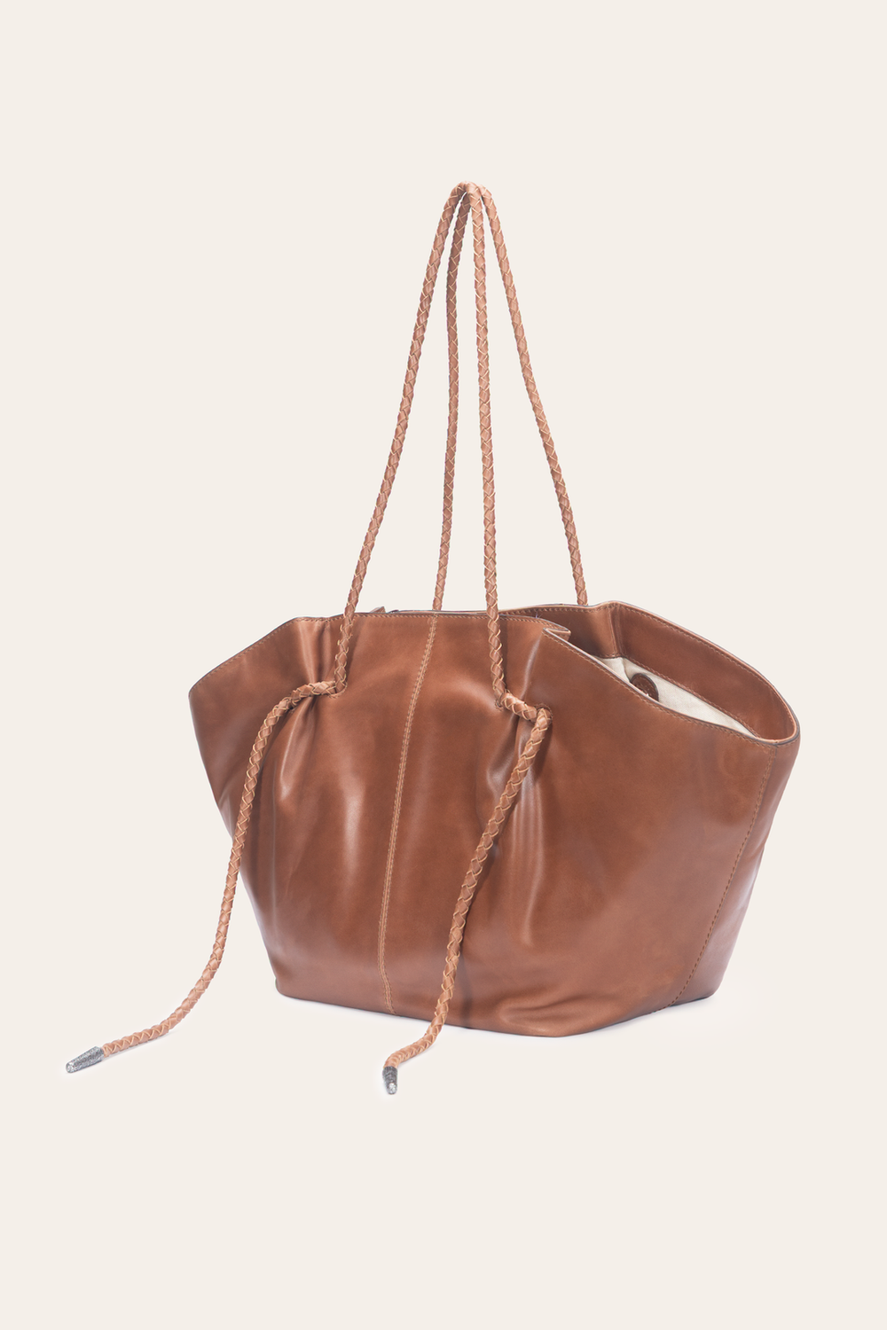 Frye Cognac Caroline Shopper Cognac