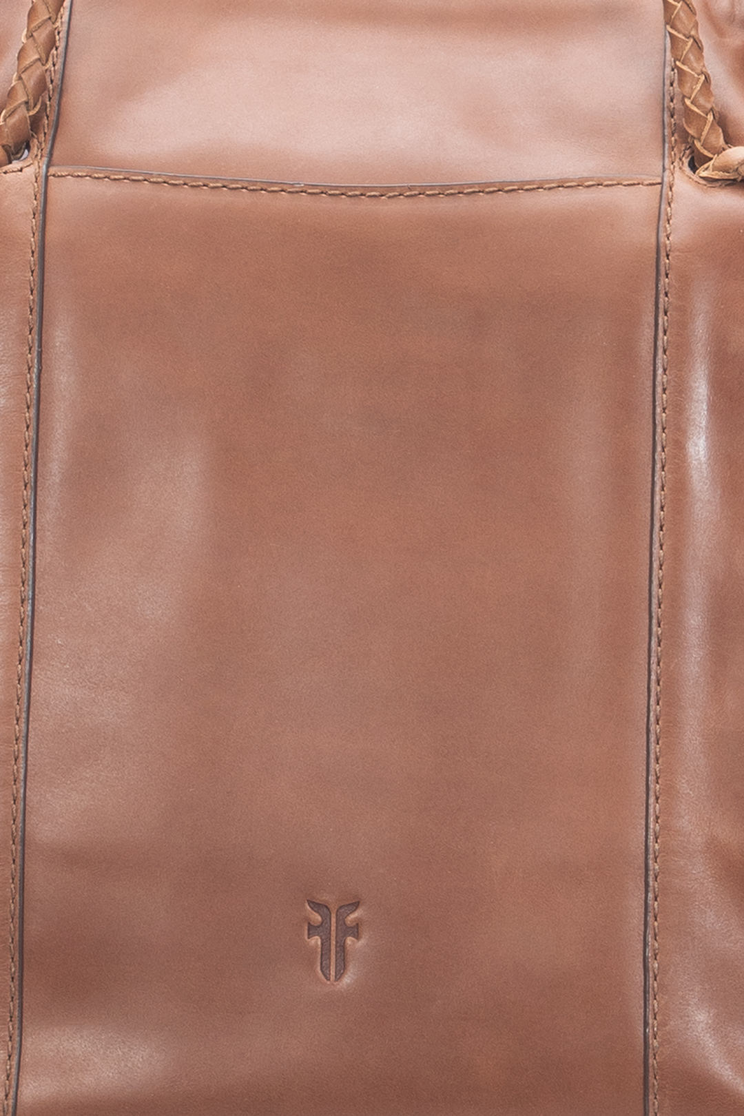 Frye Cognac Caroline Shopper Cognac