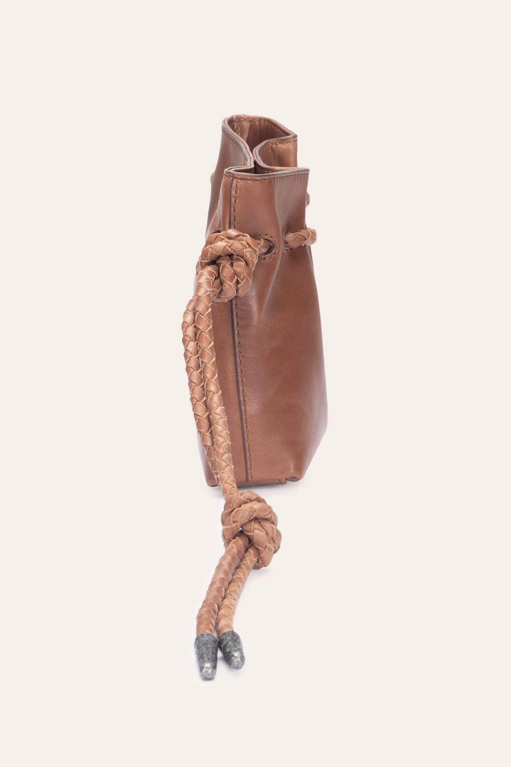 Frye Cognac Caroline Wristlet Clutch Cognac