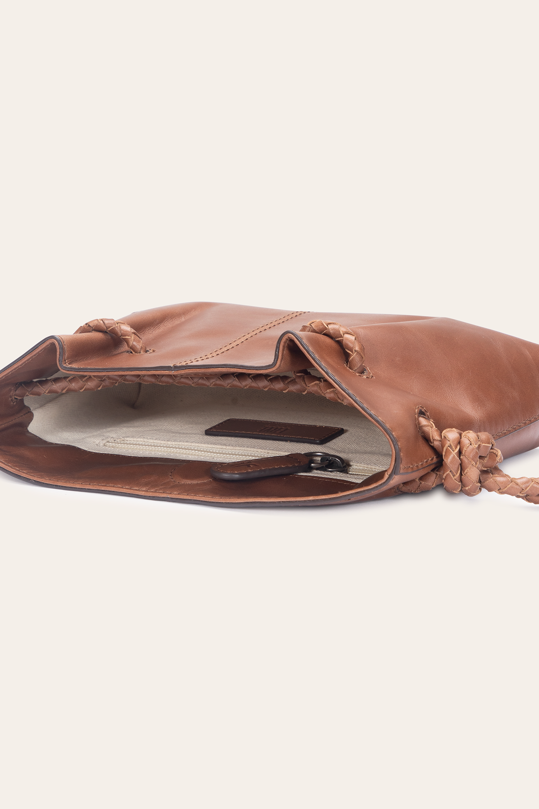 Frye Cognac Caroline Wristlet Clutch Cognac