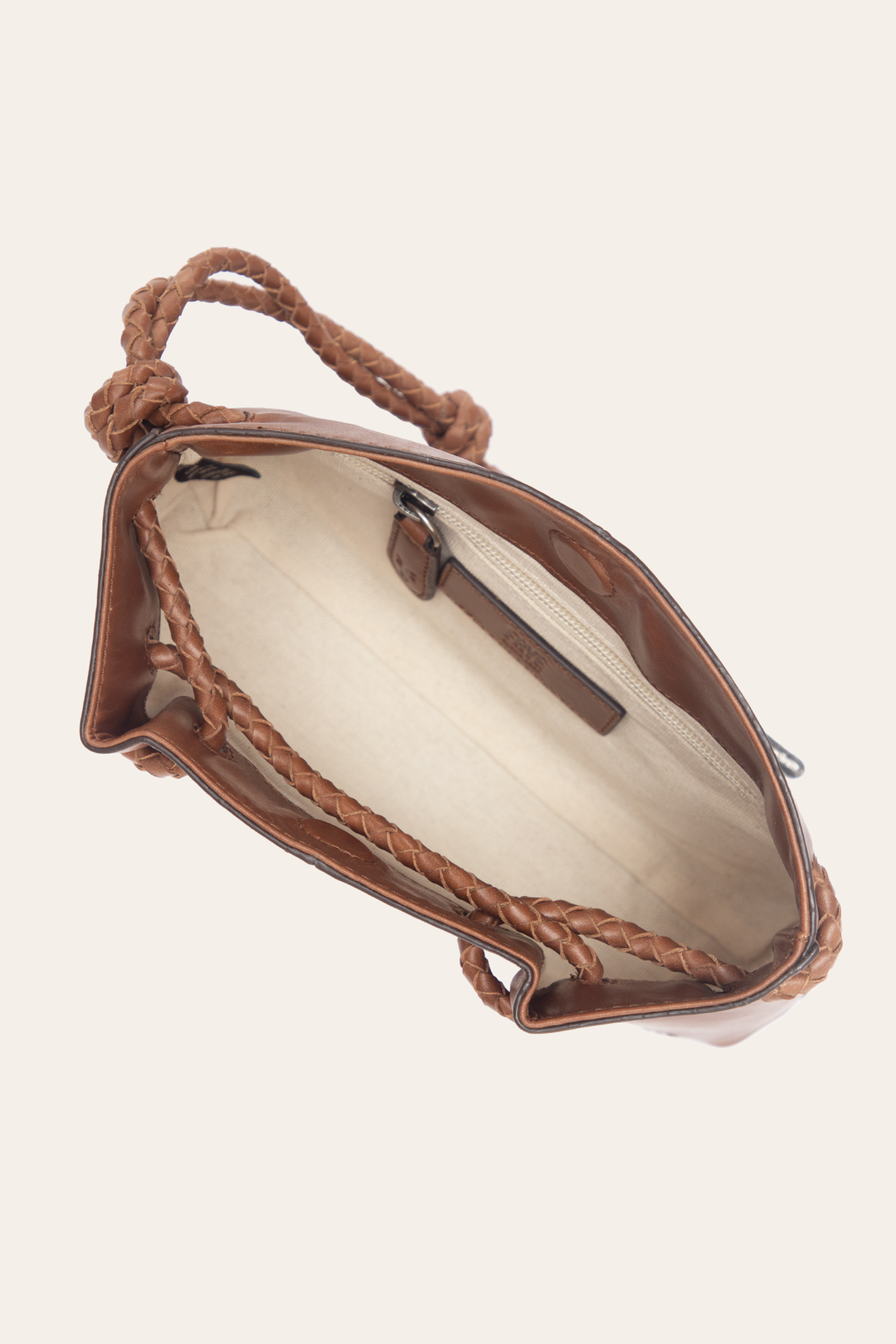 Frye Cognac Caroline Wristlet Clutch Cognac
