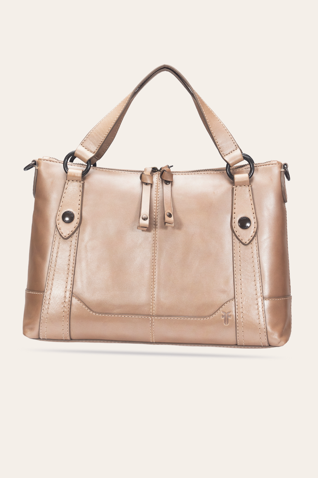 Frye Light Bronze Melissa Medium Satchel Light Bronze