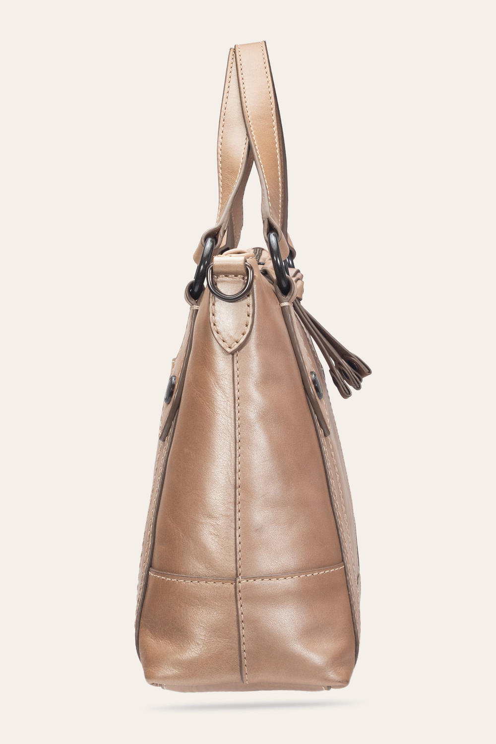 Frye Light Bronze Melissa Medium Satchel Light Bronze