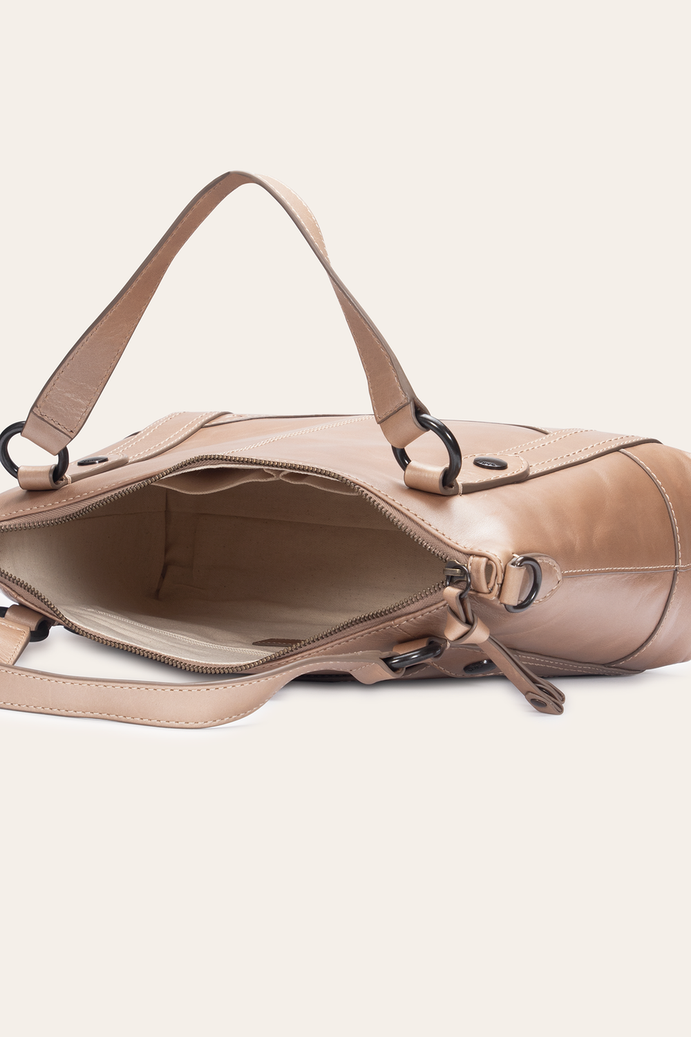 Frye Light Bronze Melissa Medium Satchel Light Bronze