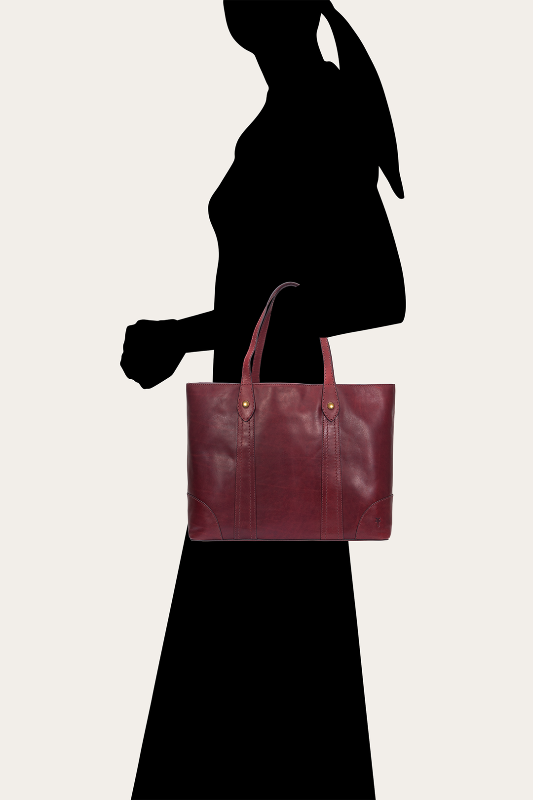 Frye Berry Lacquer Melissa Shopper Berry Lacquer