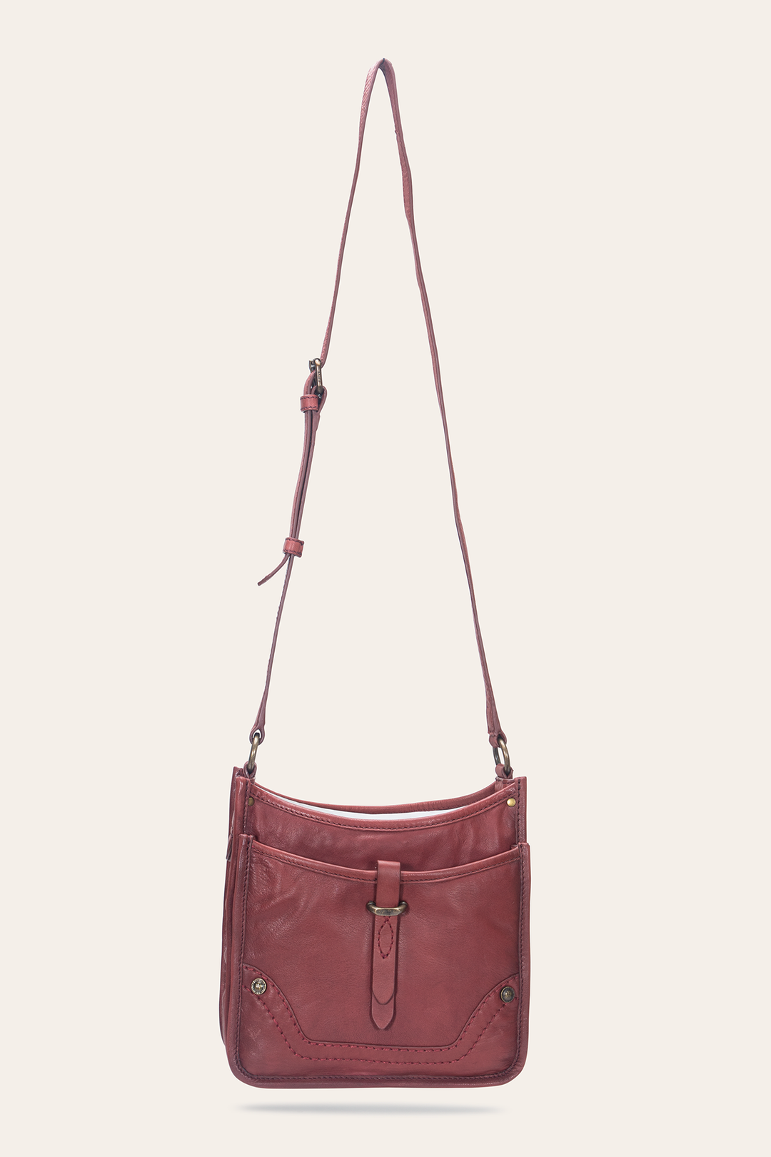 Frye Campus Burgundy Crossbody Burgundy