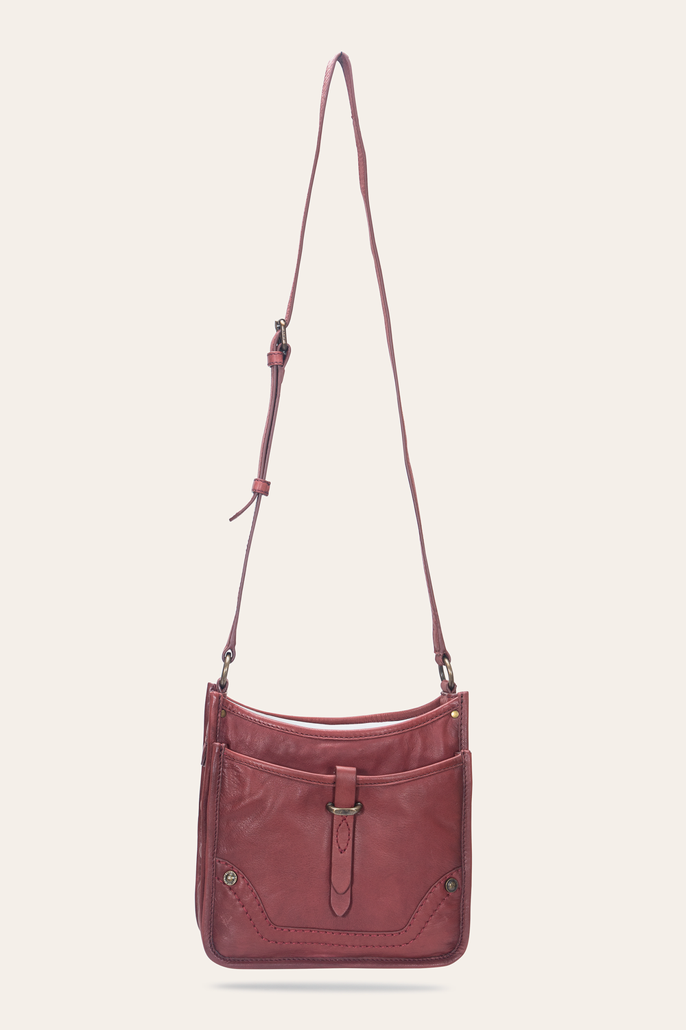 Frye Campus Burgundy Crossbody Burgundy