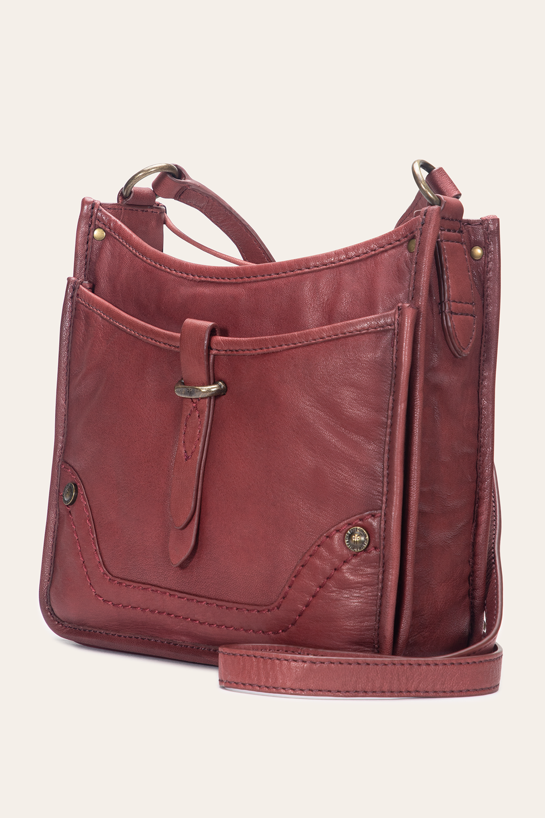 Frye Campus Burgundy Crossbody Burgundy