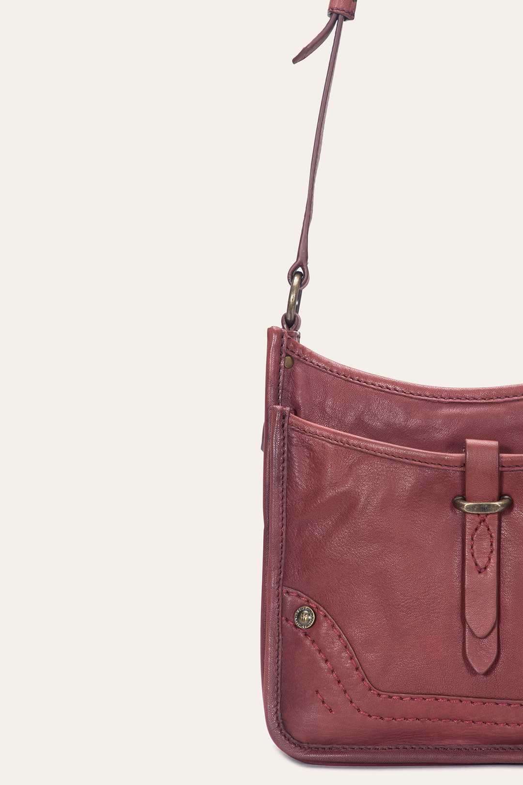 Frye Campus Burgundy Crossbody Burgundy