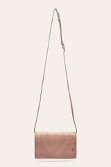 Frye Sara Beige Wallet Crossbody Beige