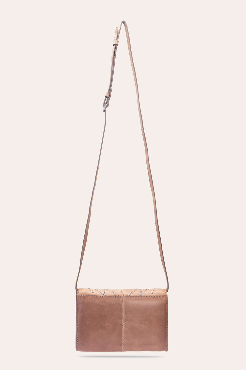Frye Sara Beige Wallet Crossbody Beige