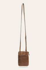 Frye Melissa Cognac Phone Crossbody Cognac
