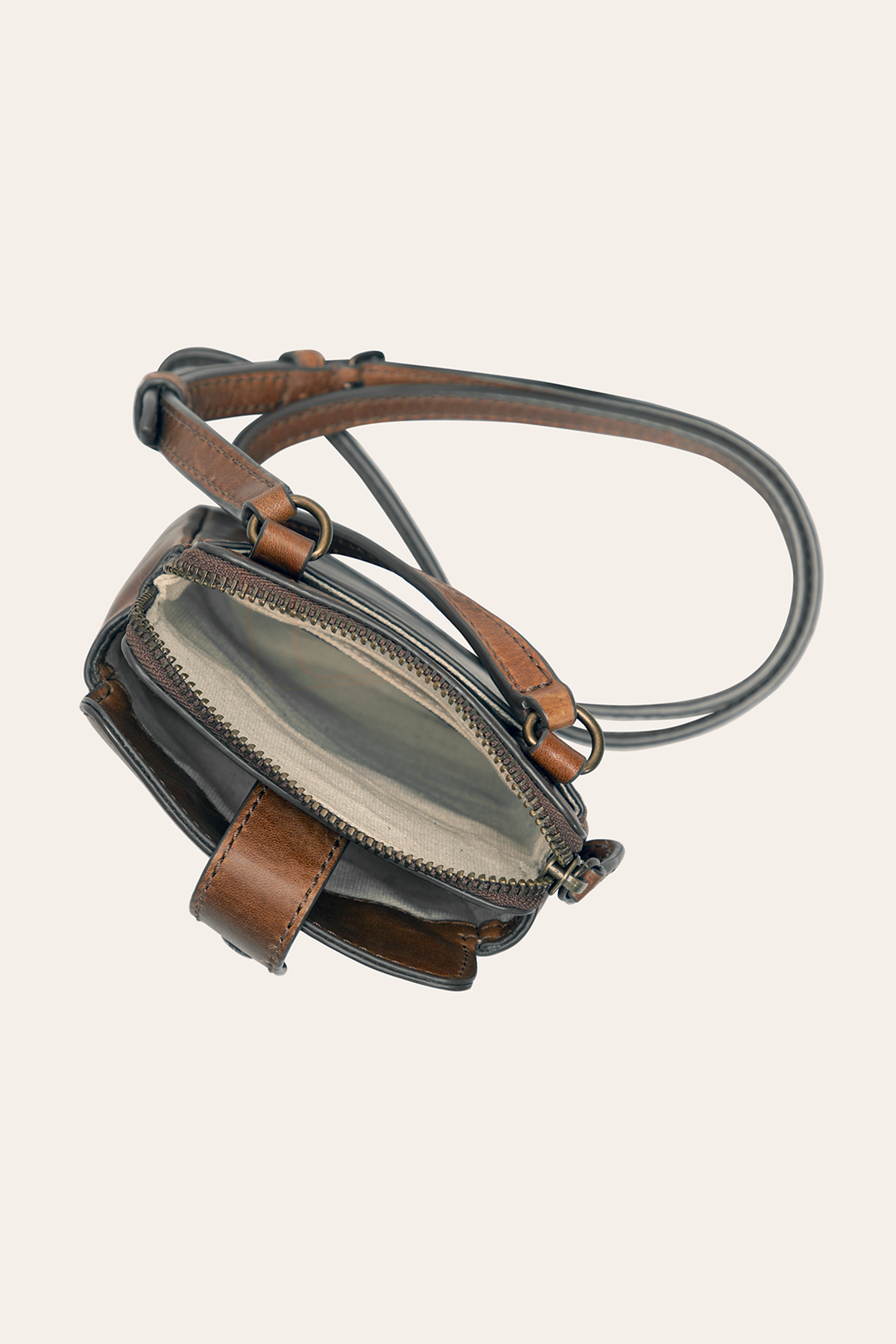 Frye Melissa Cognac Phone Crossbody Cognac