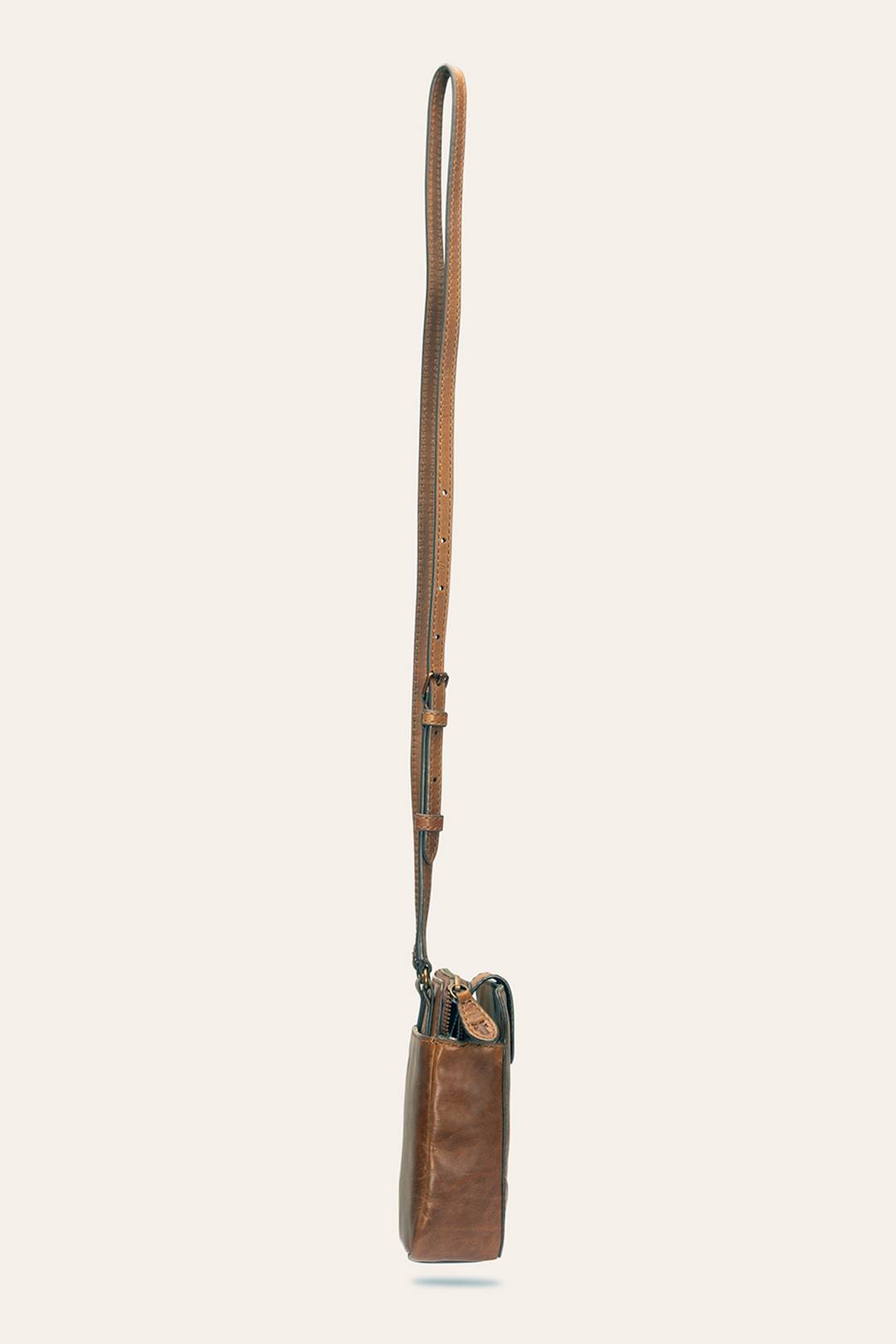 Frye Melissa Cognac Phone Crossbody Cognac