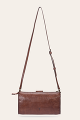 Frye Alex Cognac Crossbody Clutch Cognac