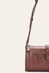 Frye Alex Cognac Crossbody Clutch Cognac