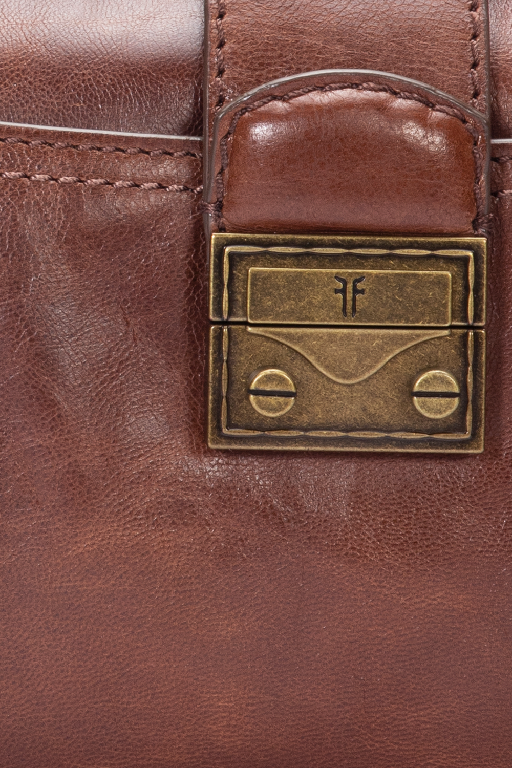 Frye Alex Cognac Crossbody Clutch Cognac