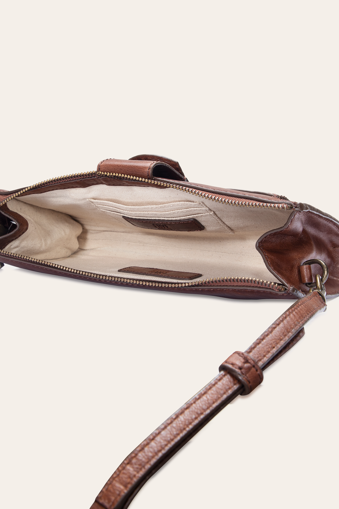 Frye Alex Cognac Crossbody Clutch Cognac