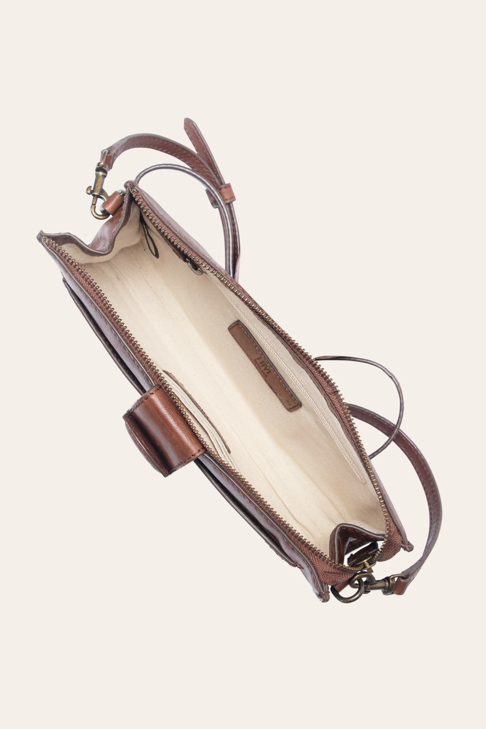 Frye Alex Cognac Crossbody Clutch Cognac