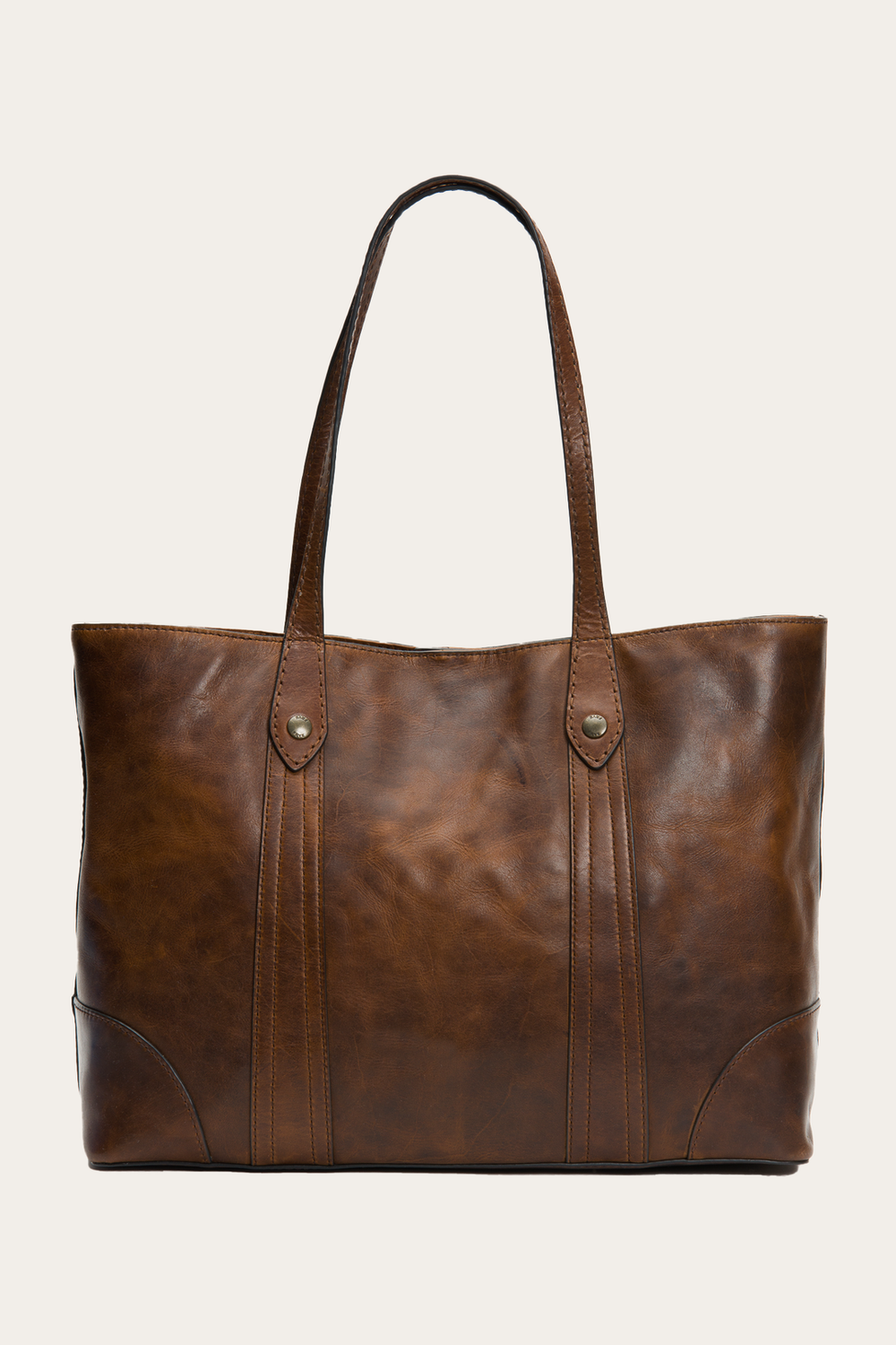 Frye Melissa Dark Brown Shopper Dark Brown