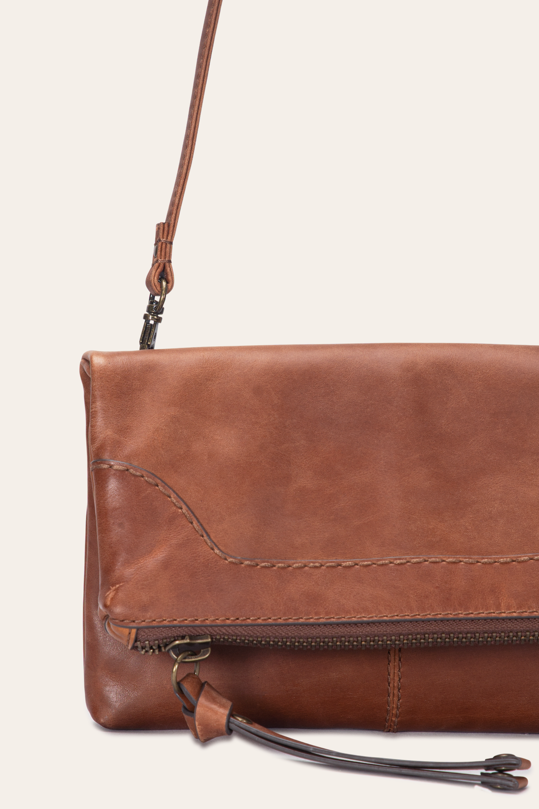 Frye Melissa Cognac Crossbody Clutch Cognac