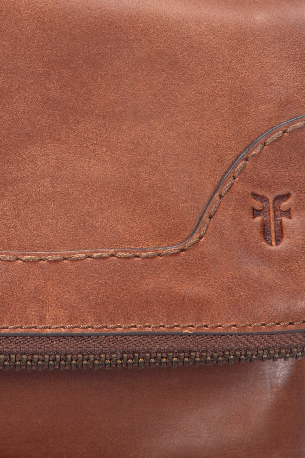 Frye Melissa Cognac Crossbody Clutch Cognac