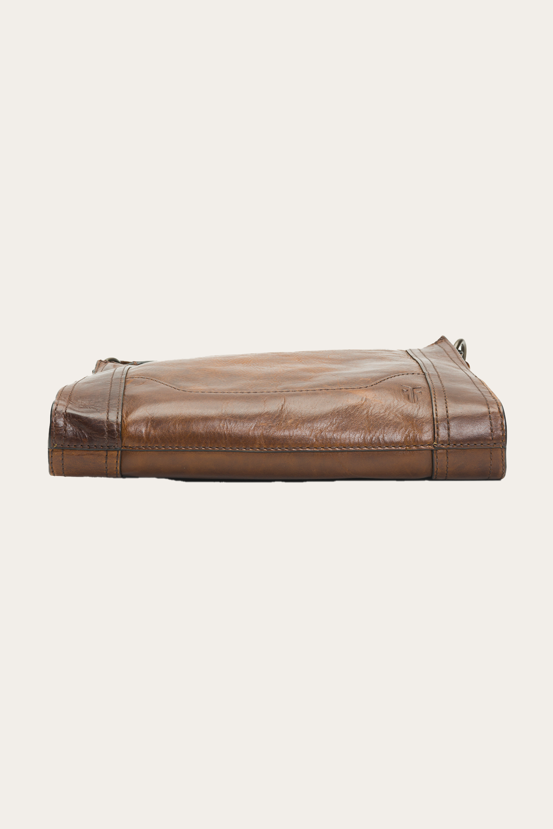 Frye Melissa Zip Crossbody in Dark Brown Dark Brown