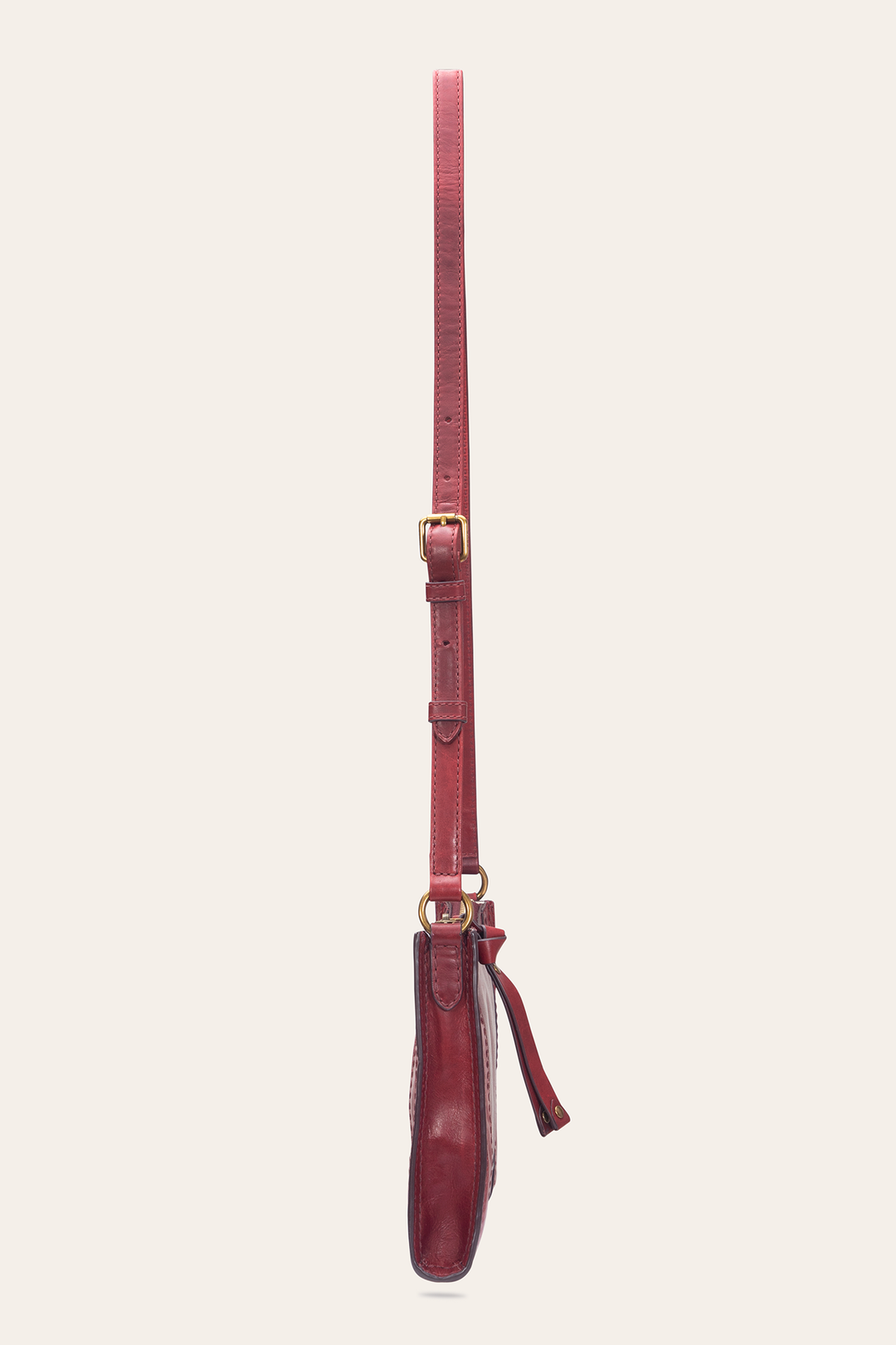 Frye Berry Lacquer Melissa Zip Crossbody Berry Lacquer