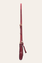 Frye Berry Lacquer Melissa Zip Crossbody Berry Lacquer