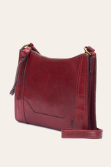 Frye Berry Lacquer Melissa Zip Crossbody Berry Lacquer