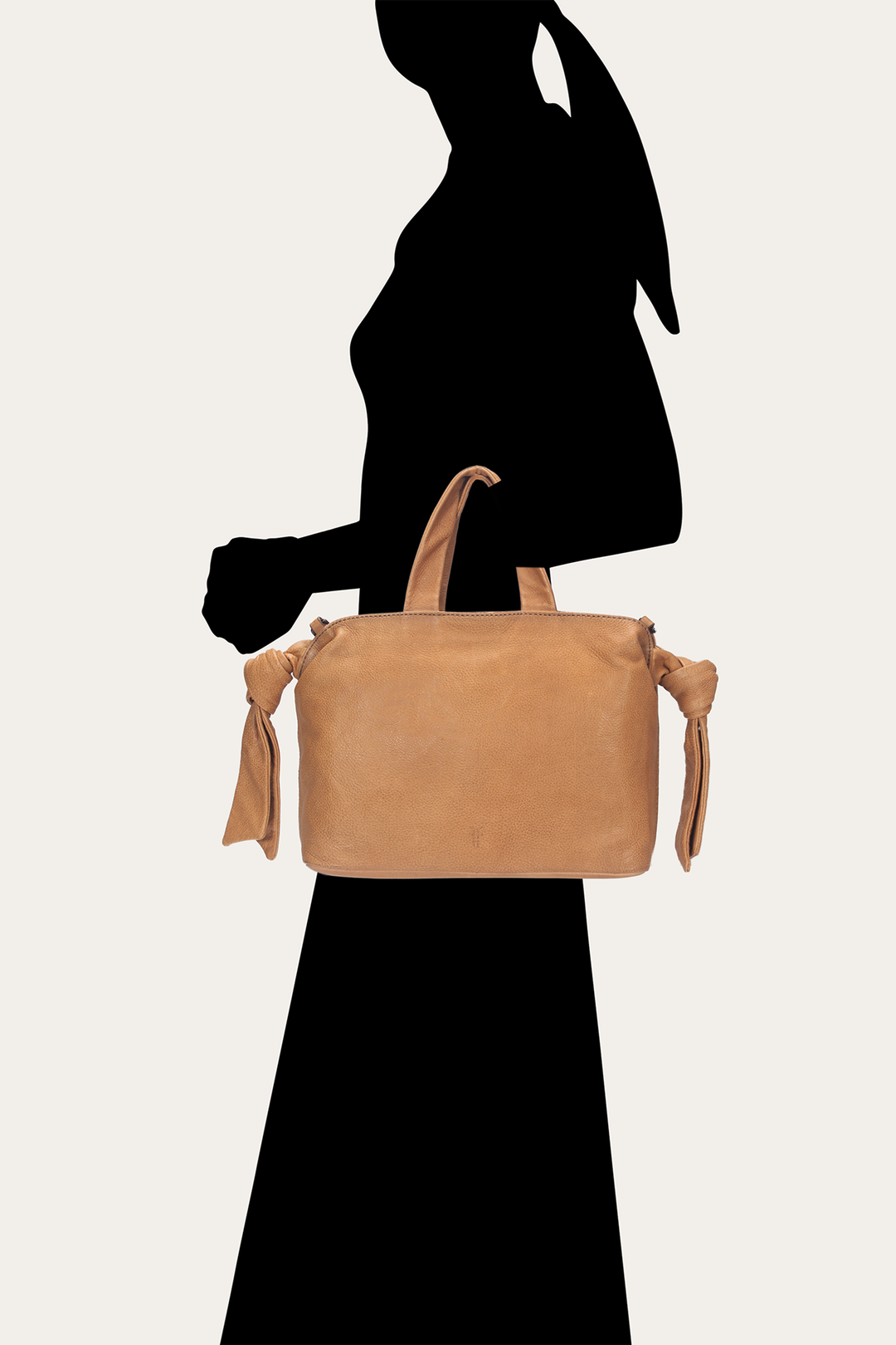 Frye Beige Nora Knotted Satchel Beige
