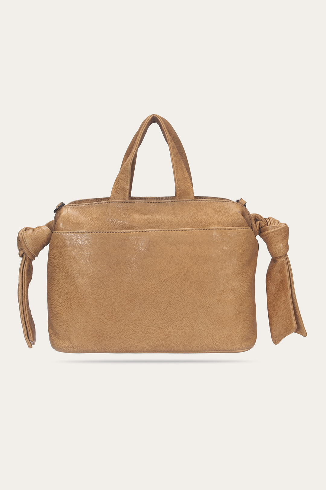 Frye Beige Nora Knotted Satchel Beige