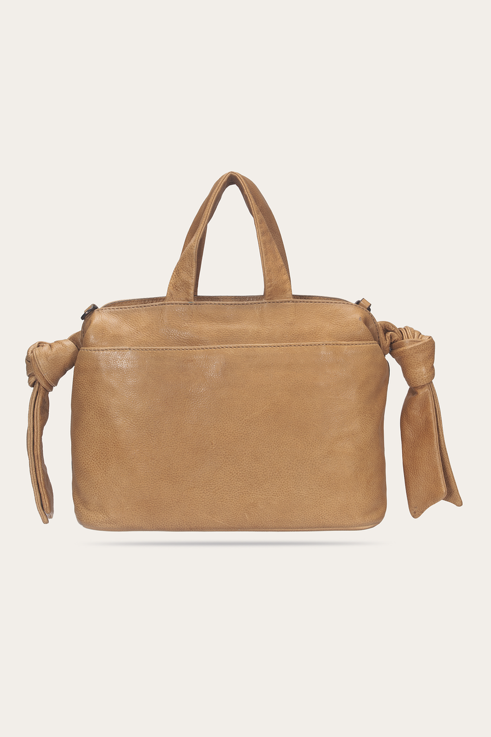 Frye Beige Nora Knotted Satchel Beige