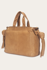 Frye Beige Nora Knotted Satchel Beige