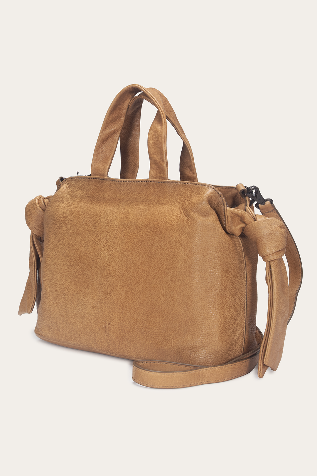 Frye Beige Nora Knotted Satchel Beige